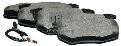 JP GROUP 4163602819 -  Комплект тормозных колодок, дисковый тормоз